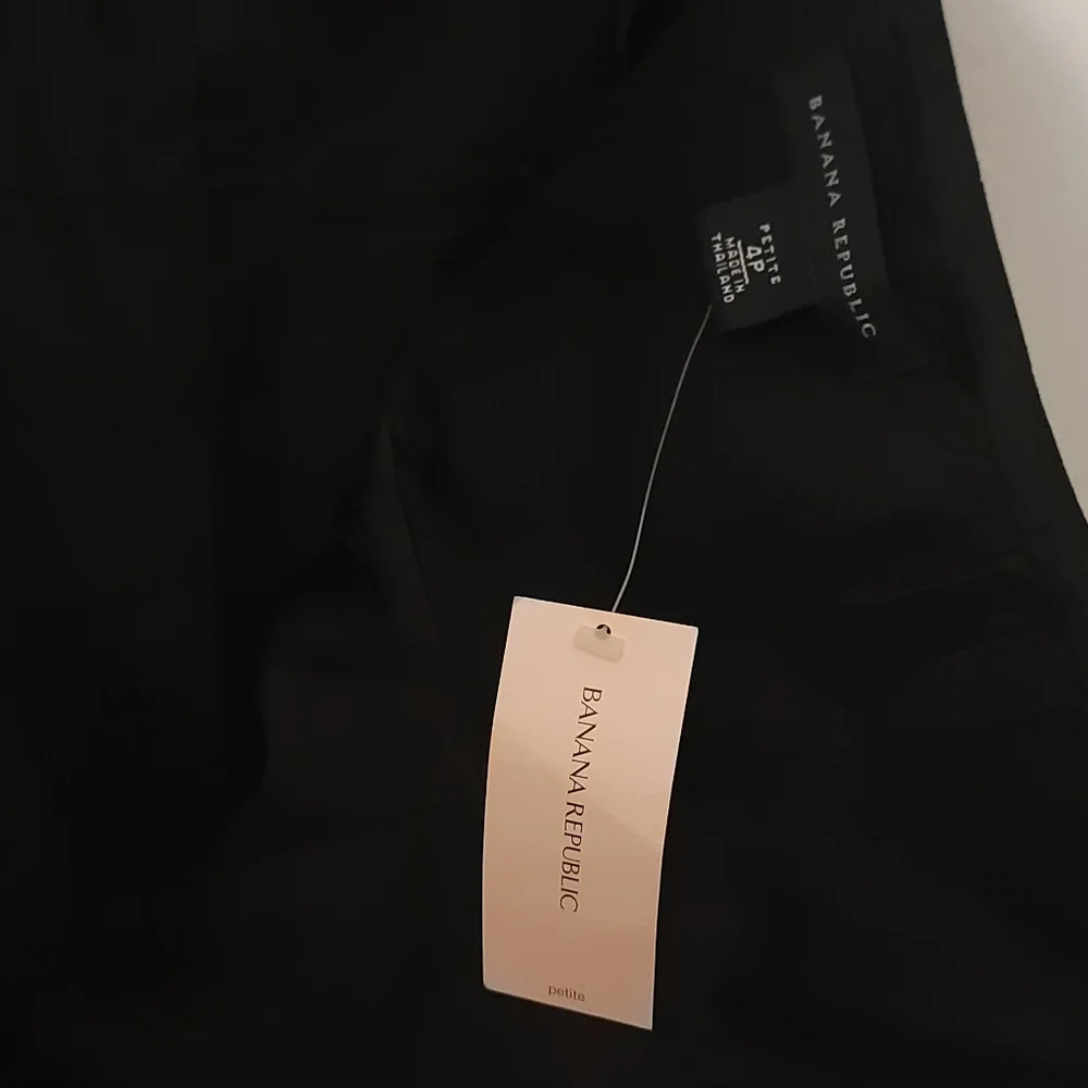 Banana Republic Black Strapless Cocktail Dress NWT Sz 4P Vintage (03) - Picture 3 of 6